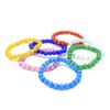 Cat eye beads stretchable bracelet (10 mm, Green)