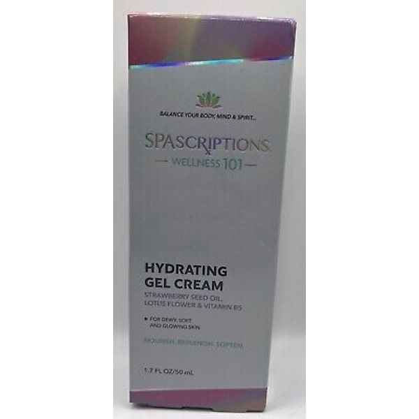 Spascriptions Wellness 101 Hydrating Gel Cream 1.7 Fl Oz. SEALED FREE SHIPPING