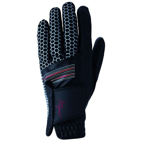 Casco Golf Gloves, Zeus Impact Zeus Impact Gloves, Men's, ZI-1926, Black, 8.7 inches (22 cm), The upper part adopts a 2-way knit that stretches well and fits well