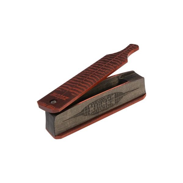 ZINK Wicked Series Turkey Hunting Box Game Call | Poplar/Bloodwood, Double-Sided Design, Versatile Natural Sounds, Different Tones, Hand-Tuned