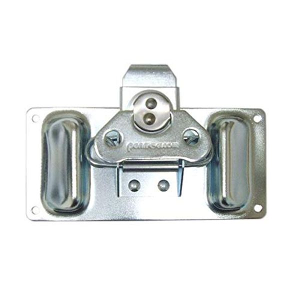 Penn Elcom Large Surface Mount Twist Latch Pre-Riveted into Protector Plate with Protective Ridges 2017-7658