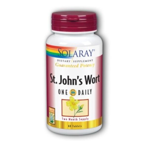 St. John's Wort One Daily  60 Tabs By Solaray