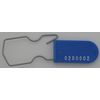 Plastic Wire Padlock Security Seals Sequentially Numbered (Pack of 100) (Blue)