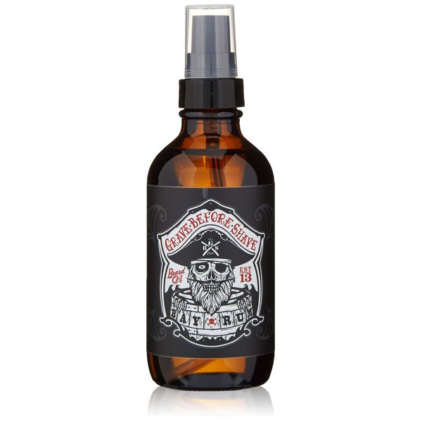 Grave Before Shave™ Beard Oil (Bay Rum Scent) 4 Oz. Bottle