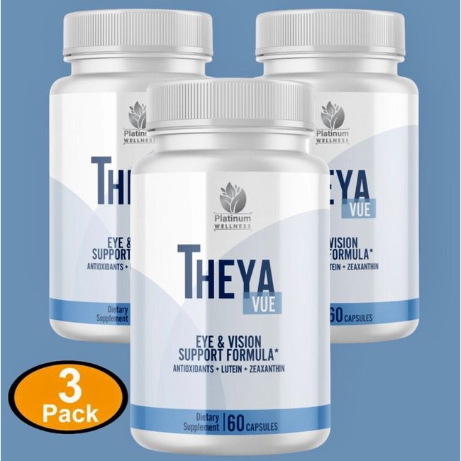 3-PACK-TheyaVue Eye&Vision Support Formula 60 Capsules