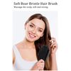 VinBee Paddle Brush - Hair Detangling Brush, Perfect for Extensions, Long, Wet and Dry, Thick and Curly Hair - Double Bristles, Anti-Static - Black