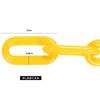 r_planning 5m 8mm Yellow Thick Lightweight Expandable Cut Chain Plastic Chain