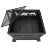 Barrone Fire Pit Outdoor Patio Garden Backyard  Stove Firepit Brazier Fireplace