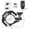 KO-280 Bicycle Bell, Refreshing Tone, Silencing Function, Lightweight, Loud Volume, Aluminum, Black