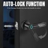 Smart Fingerprint Door Handle,keyless Door Lock with Biometric Entry, Mobile App Control, Black