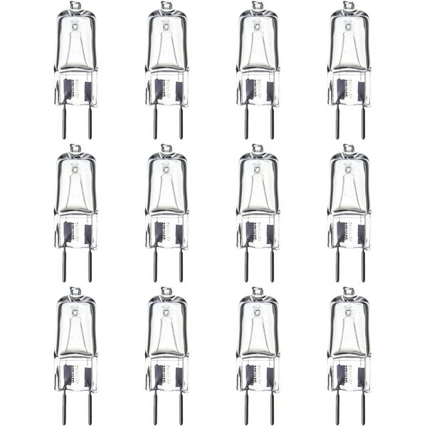 12 Pack Sunlite Halogen 35 Watt Single Ended T3.5 Base Clear Light Bulb