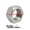 (1) M8-1.0 Left Hand Thread Nut Stainless 8mm With 13mm Hex M8x1.0 Fine Thread