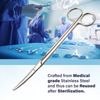 2x Metzenbaum Scissors Straight & Curved 7"Plastic Surgery Dissecting Veterinary
