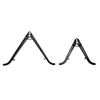MILITARIA Bipods - 9" and 12" Combo Pack, Black