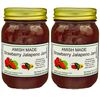 Amish Strawberry Jalapeno Jam - Two 18 Oz Jars