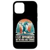iPhone 15 Disc Golfer Dinosaur T-Rex I Eat Opponents Disc Golf Player Case