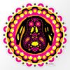 CafePress Peanuts Snoopy Circle Light Medium Die Cut Sticker, 5.75" x 5.75" Clear