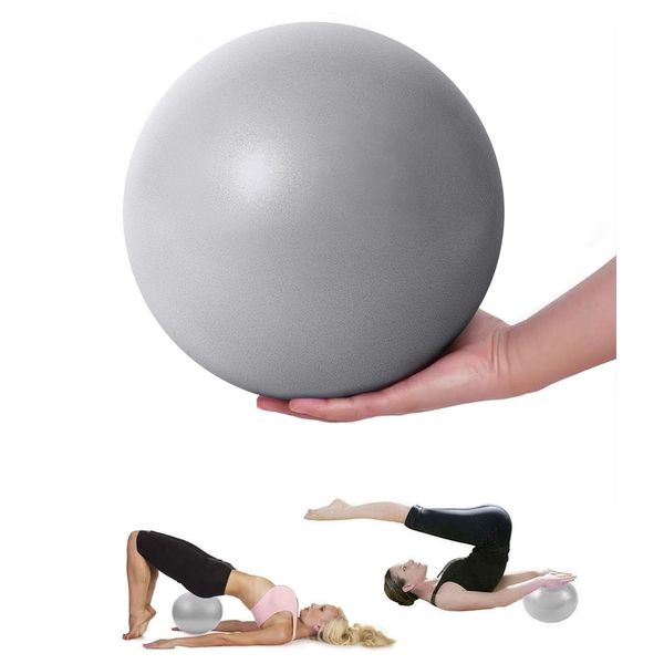 Mupack 25cm Gymnastikball Klein Pilates Ball - Yoga Pilates Ball Kleine Übung Ball,Dicker Anti-Burst Gymnastikball inkl Ballpumpe, Rutschfester&Superleichter Soft Pilates Ball, Fitness Ball