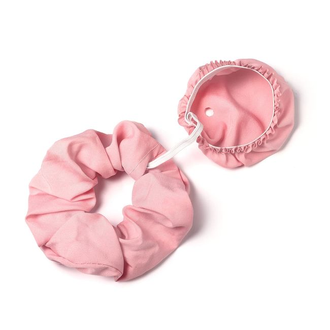 SAVITA Anti-Spike-Getränkeabdeckungen, Anti Spike Drink Anti Spike Scrunchie mit Strohhalmloch multifunktional Trinkschutz Scrunchie für Mädchen Frauen (Rosa)