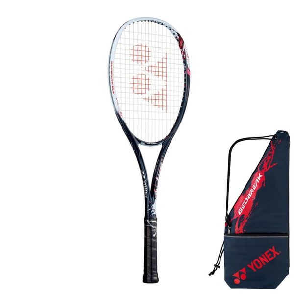 YONEX Soft Tennis Racquet Geobreak 80V Coral Red COR(475) UL1 GEO80V