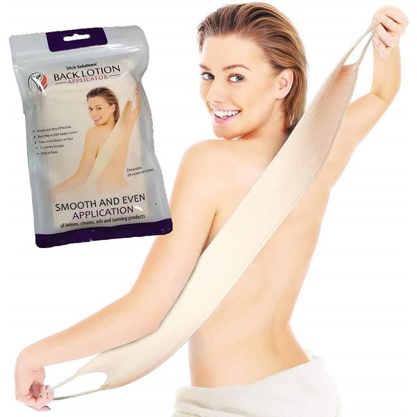 Slick- Lotion Applicator for Your Back - Easy Application of Lotions and Creams - Smooth and Even Application to Entire Back - Sunscreen Applicator for Back