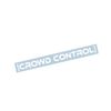 Crowd Control Windshield Banner Decal Sticker Graphic 36"