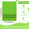 12 Pieces Korean Body Scrub Exfoliating Cloth Italy Towel Korean Style Exfoliating Mitt Korean Style Scrubbing Cloth Bath Body Exfoliating Scrub Towel(Yellow, Green, Blue, Pink, Large)