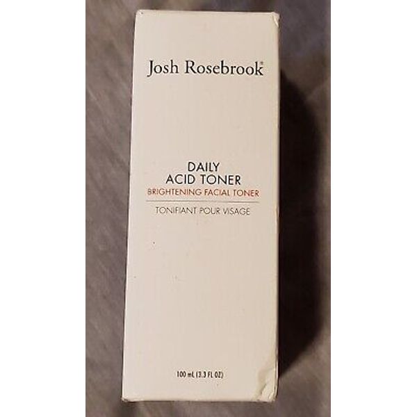 AUTHENTIC Josh Rosebrook Daily Acid Toner *NEW* NIB 3.3 oz FULL SIZE Credo