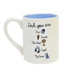 Enesco Simply Mud Dad Mug, 4.13 Inch, Multicolor, 14 oz