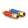 TIANLYLIN Oxygen Acetylene Flashback Arrestors Set 9/16-18 Threads for Regulator (2-Set/4pcs)