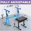Heavy Duty Keyboard Stand & Bench Set–Adjustable for 54-88 Key Digital Piano