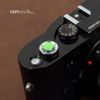Cam-in Soft Shutter Button Release Button Ultra Thin / Convex (Diameter 0.3 inches (9 mm) (Green) CAM9073