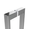 AQUALAVOS Shower Door Handle Stainless Steel Chrome Effect