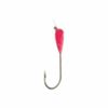 Mack's Lure 02130 Glo Hooks, Snelled (Bronze Hook) Hot Cerise