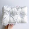 Simple Square Ring Pillow (White) finished product Width 17 X Height 12 cm