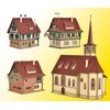 Vollmer Miniature House N Half-timbered Village - New: Medieval, for Model Makers & Railway Lovers (15+), Plastic, Unisex, Adults