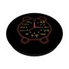 Alarm Clock Time Math Watch Mathematician Formula School PopSockets Swappable PopGrip