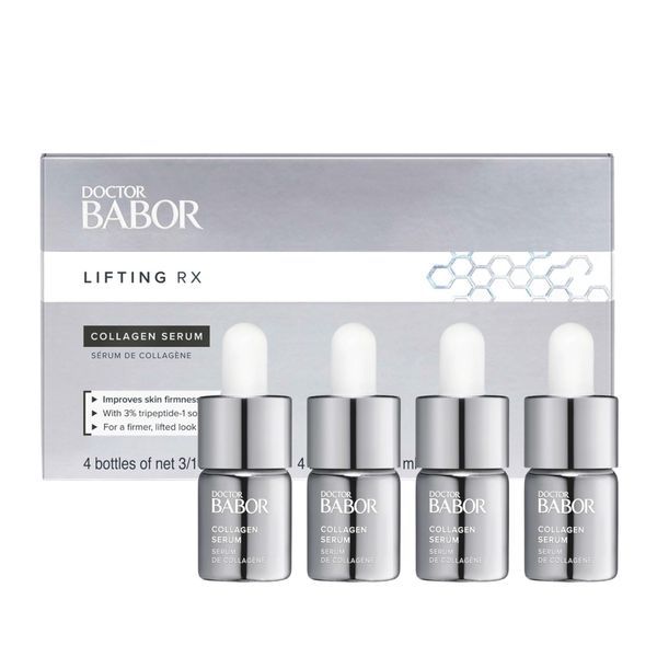 DOCTOR BABOR Lifting RX Collagen Serum, Face Brightening Serum with Collagen Boost Tripeptide, Hyaluronic Acid Hydrating Liquid as Face Serum for Women