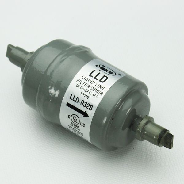Refrigeration, Filter Drier, 1/4" Sweat, Made to Slide "OVER" 1/4" O.D. Copper