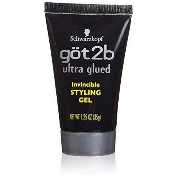 (3Pack) [GOT 2B] ULTRA GLUED INVINCIBLE STYLING GEL 1.25OZ