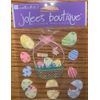 RARE Jolees EASTER BASKET W/ Goodies Candy Bunny Spring Rabbit Decorated Eggs 3D