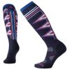 Smartwool Damen-Skisocken Phd Le Ptrn L Blau (Deep Navy)