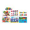 Rainbow Pebbles Activity Set - 48 Pebbles + 24 Activities - The Original Sorting and Stacking Stones - Early Math Manipulatives
