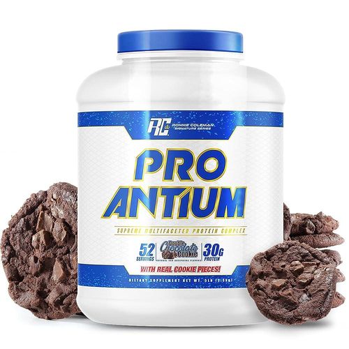 Ronnie Coleman Signature Series Pro-Antium Whey Protein Powder with BCAAs and EAAs Creatine for Recovery Lean Muscle Support 3 per serving