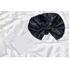 Sleepdown Women's 100% Silk Hair Wrap, Black, One Size