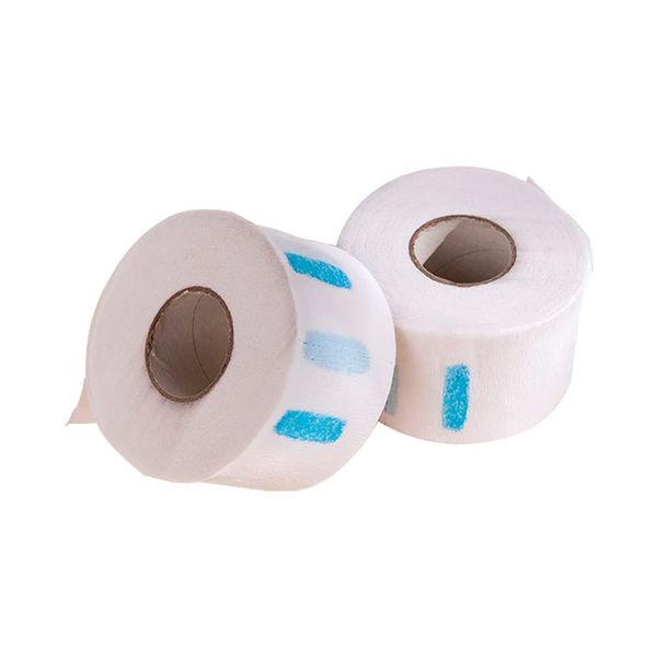 2 Roll Disposable Barber Paper Neck Strips Hairdressing Collar Stretchy Neck Covering Paper Towel for Hairdressers and Barbers or Household Use