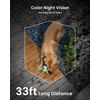ieGeek Outdoor Wireless Solar Security Camera 2K WiFi Home Battery CCTV System