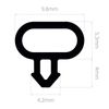 ExtrudaSeal B354 (White) Bubble Gasket Replacement Window Door Draught Excluder Seal - 8m