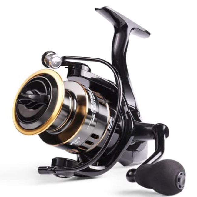 Spinning Reel, Lightweight, #4000, Durable, Fishing Reel, Casting Fishing, Freshwater Fishing, Saltwater Fishing, Saltwater