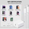 Cargador Y Cable 20W Charger with 6ft USB-C Cable Compatible with iPhone .